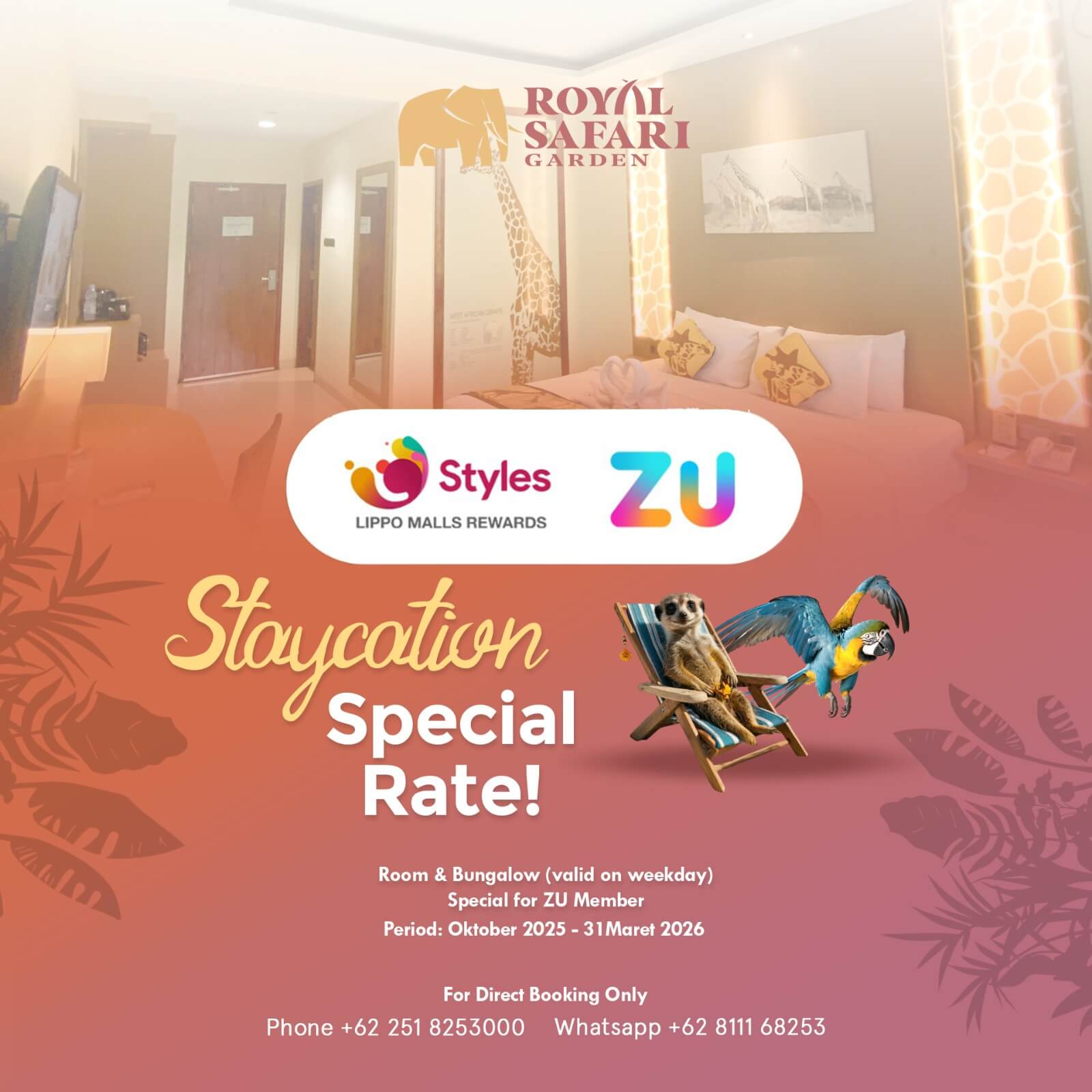 Special 40% Discount for All Indonesian Zoo Members